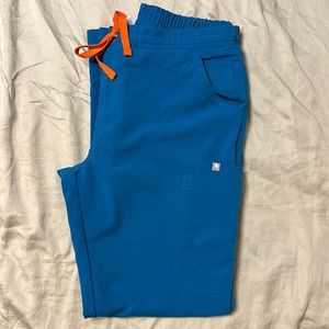 Figs Medium Alps Blue Yola scrub pants